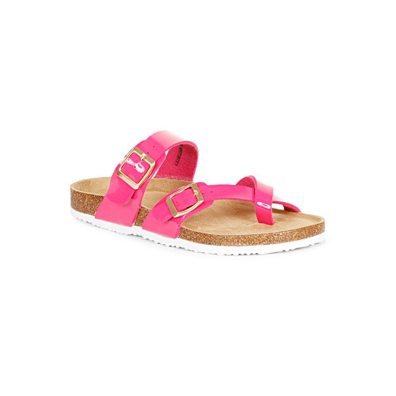 MOZAFIA Womens One Toe Sandal-Magenta (UK 7)