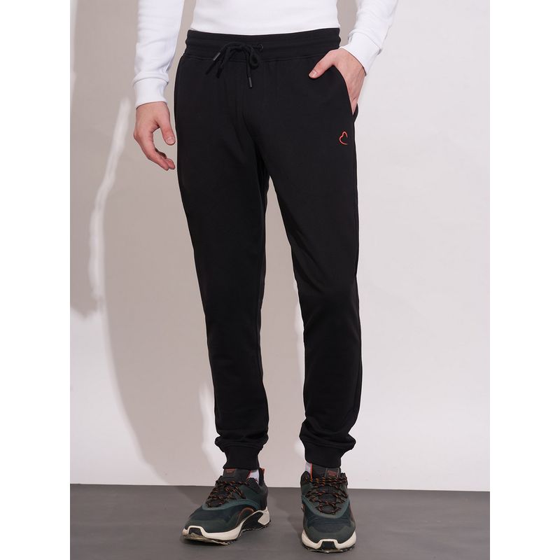 Being Human Men Black Pure Cotton Joggers (28)