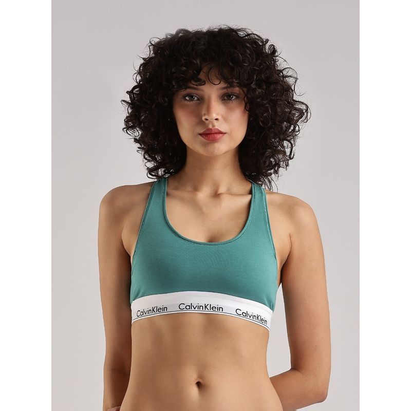 Calvin Klein Full-Coverage Lightly Padded Bra Blue (M)