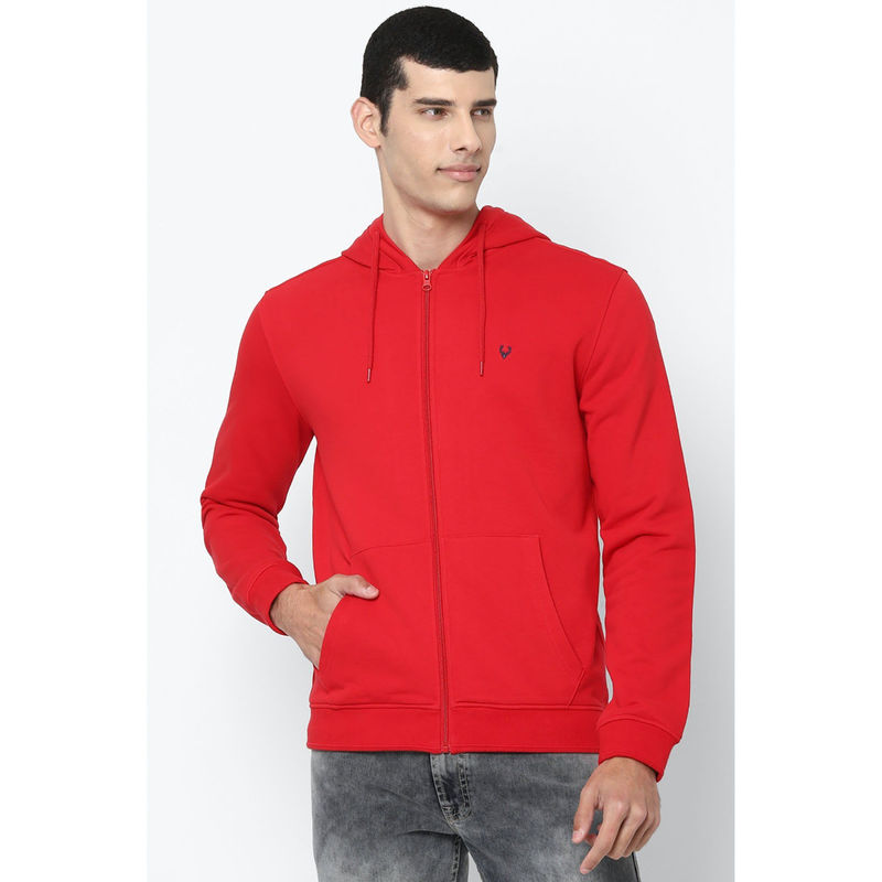 Allen Solly Red Sweatshirt (M)