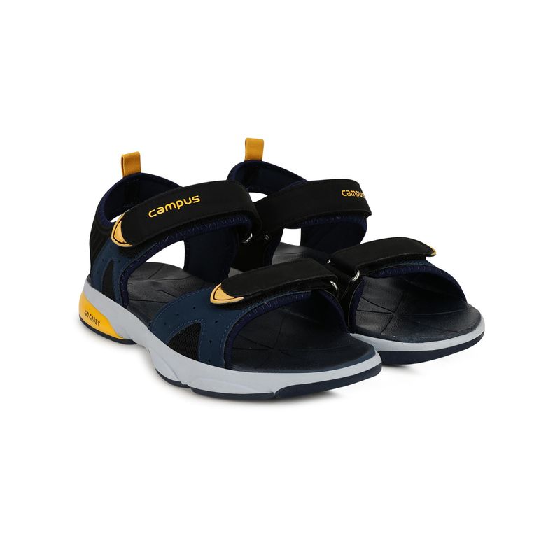 Campus GC-11A Black Men Sandals (UK 10)