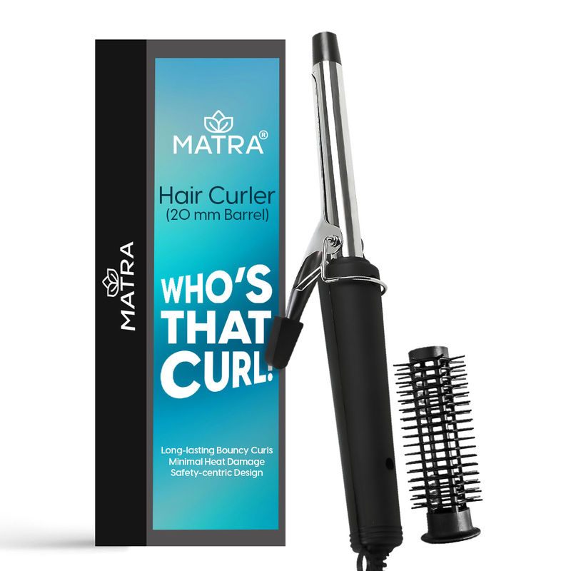 Buy Matra Hair Curler Electronic Curling Tong Roller With 20 MM Barrel For Long Lasting Bouncy Curls Online