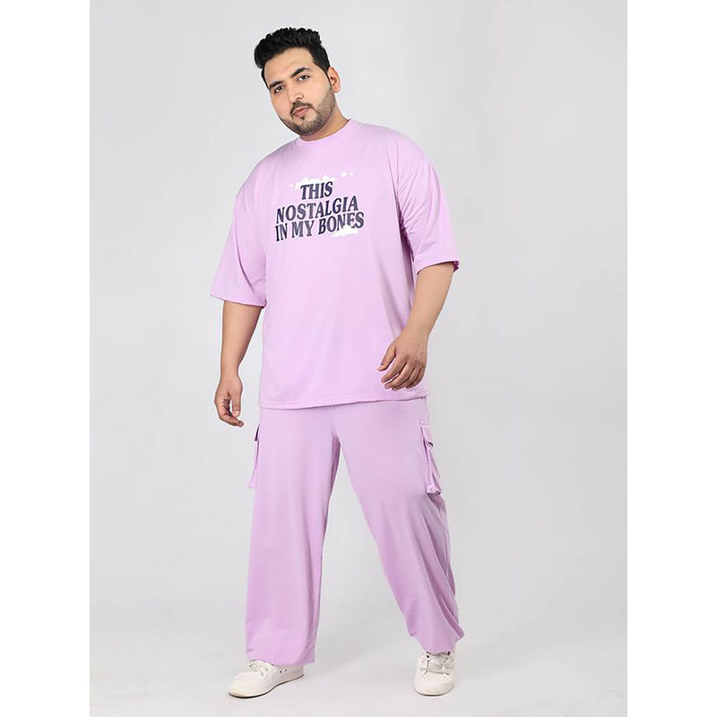 CHKOKKO Men Half Sleeve T-Shirt with Pant (Set of 2) (M)