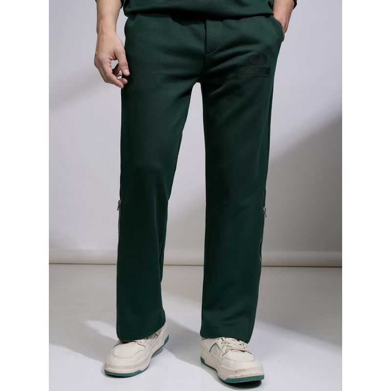 HIGHLANDER Men's Olive Straight Fit Track Pant (34)