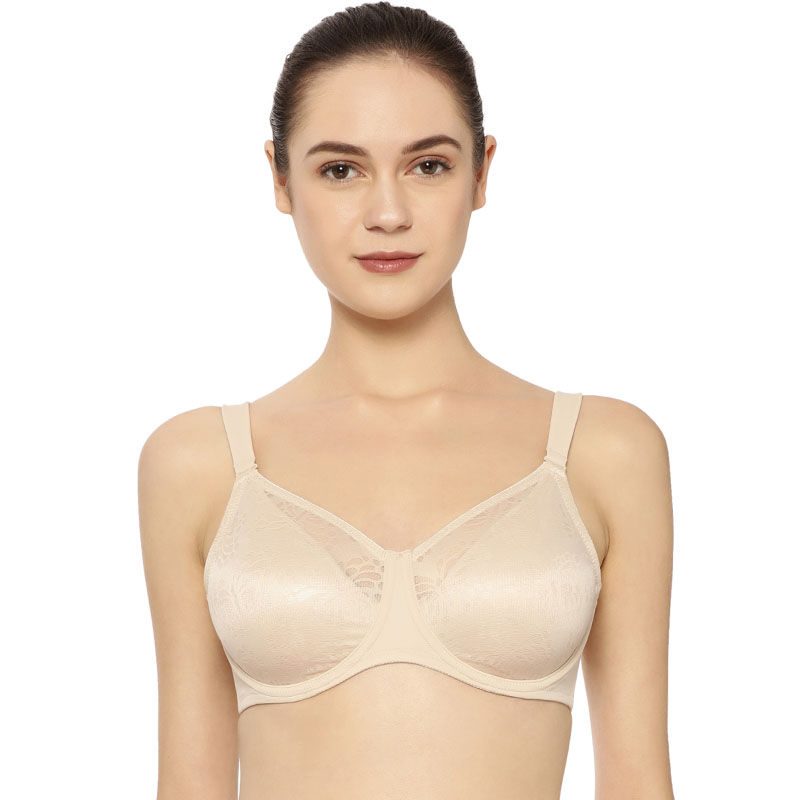 Triumph Minimizer 112 Support Wired Non Padded Comfortable Big-Cup Bra - Nude (38D)