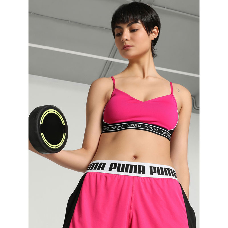Puma MOVE STRONG Womens Pink Sports Bra (S)