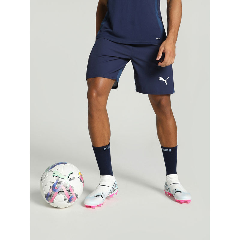 Puma individual RISE Mens Navy Blue Shorts (S)