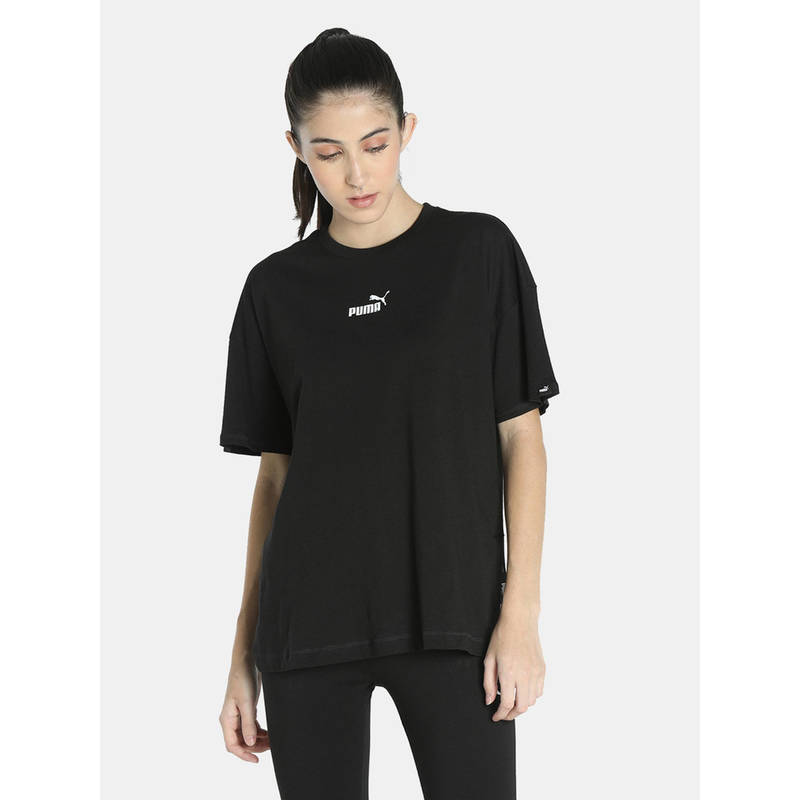Puma Power Elongated Relaxed Fit WoMen Black Loose TShirt Buy Puma