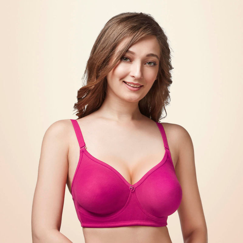 Trylo Alisa Women Cup Bra - Raspberry (38D)
