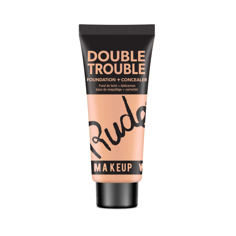 Rude Cosmetics Double Trouble Foundation + Concealer - Natural 06