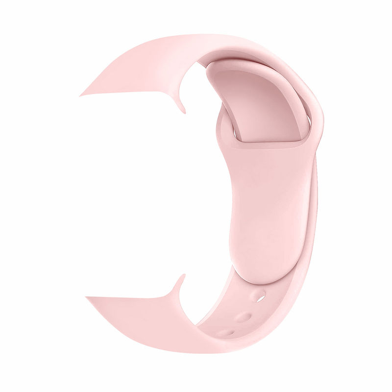 Pipa Bella by Nykaa Fashion Chic Solid Pink Apple Watch Strap (38)