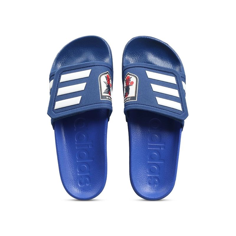 adidas ADILETTE TND ADJ Blue Swimming Slides -UK 7