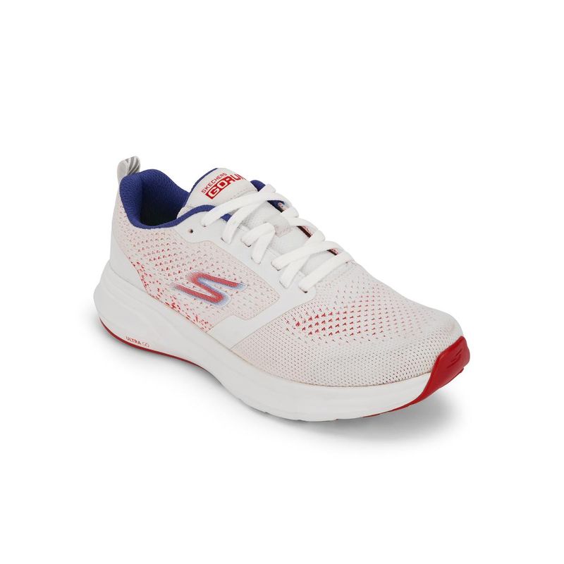 SKECHERS Womens GO RUN RIDE 7 White Running Shoes (UK 6)