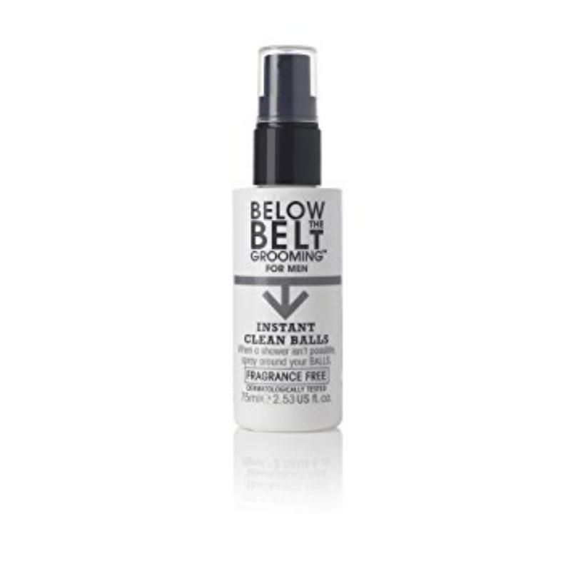 Below the Belt Instant Clean Balls for Men Fragrance Free Spray 75ml