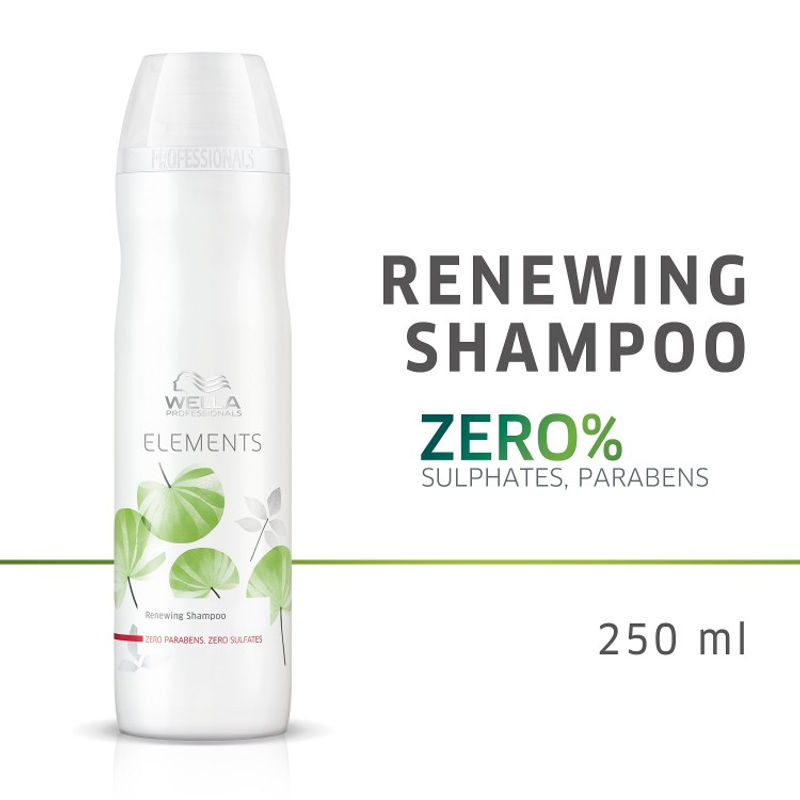 Wella Professionals Elements Renewing Shampoo (Zero Sulfates,Zero Parabens) Buy Wella