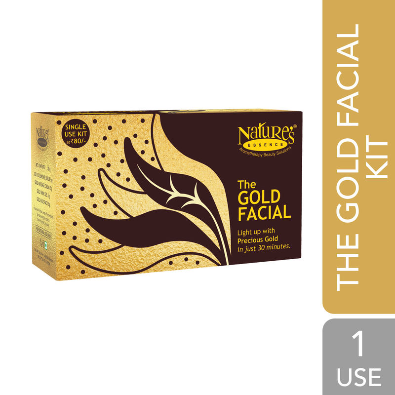 natures professional gold facial kit