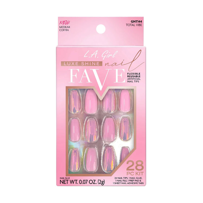 L.A. Girl Luxe Shine Nail Fave Artificial Nail Tips - Total Vibe