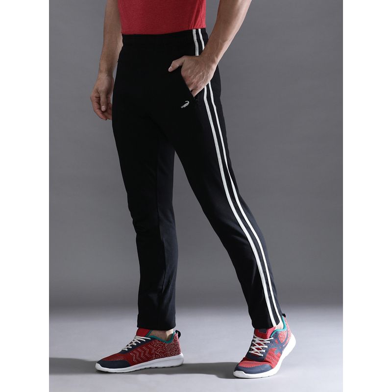 Crocodile Men Black Solid Slim Fit Trackpant (M)