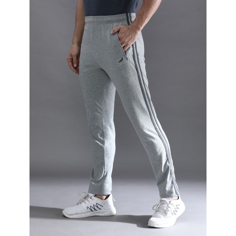 Crocodile Men Solid Slim Fit Light Grey Trackpant (S)