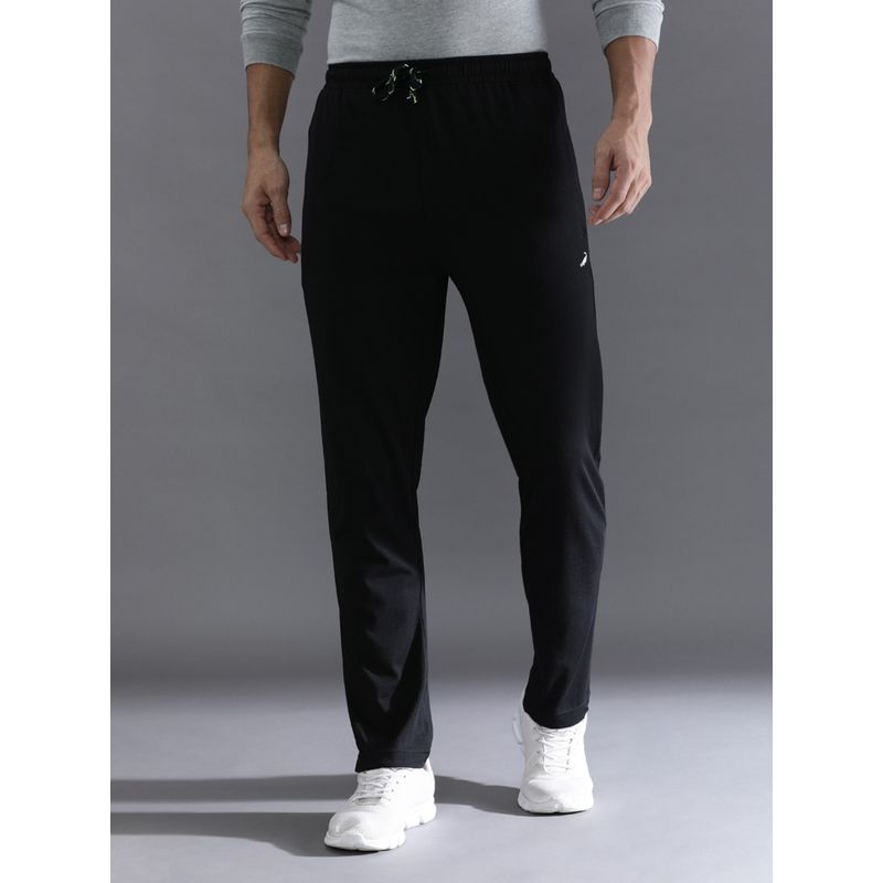 Crocodile Men Solid Black Regular Fit Trackpant (L)
