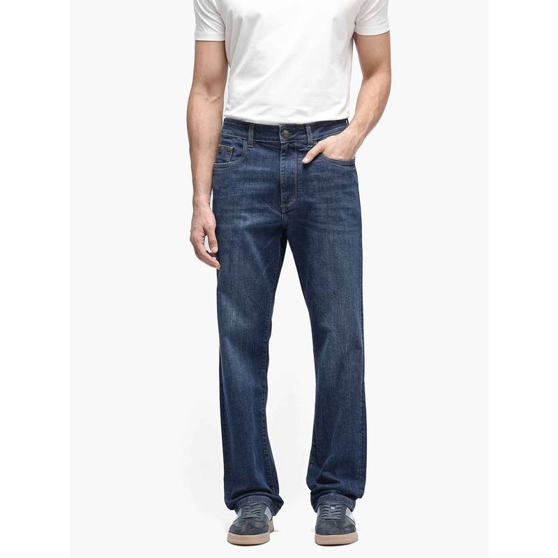 Buy Rare Rabbit Blue Solid Regular Fit Jeans Online