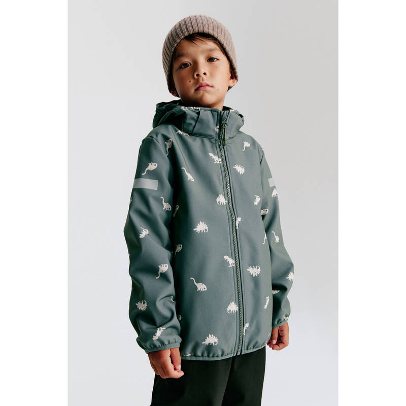 H&M Boys Turquoise Water-resistant softshell jacket (1.5-2 Years)