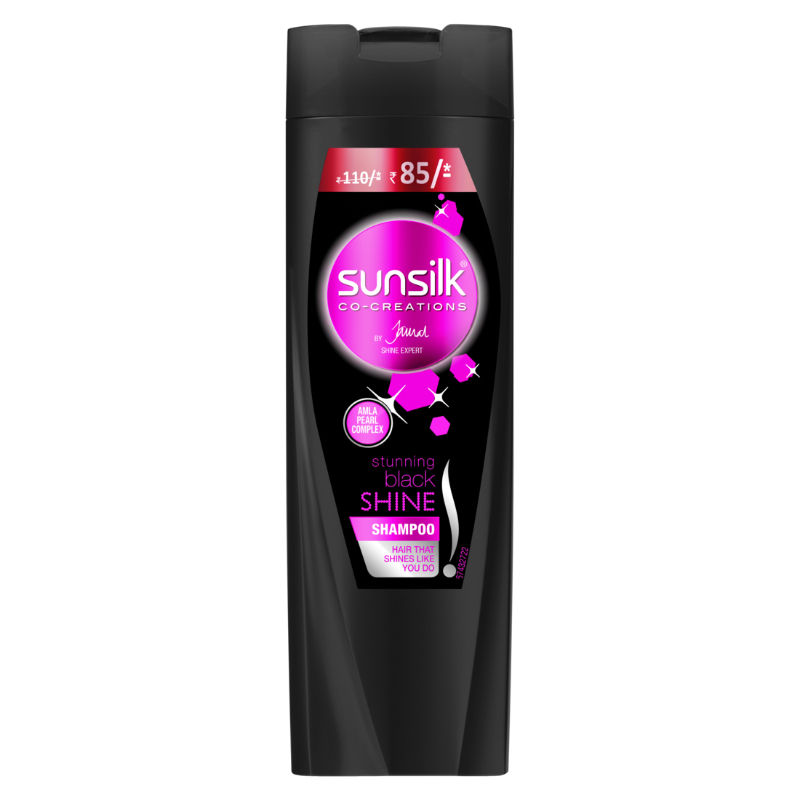 Sunsilk Radiant Black Shine Shampoo With Pearl Protein & Vitamin C