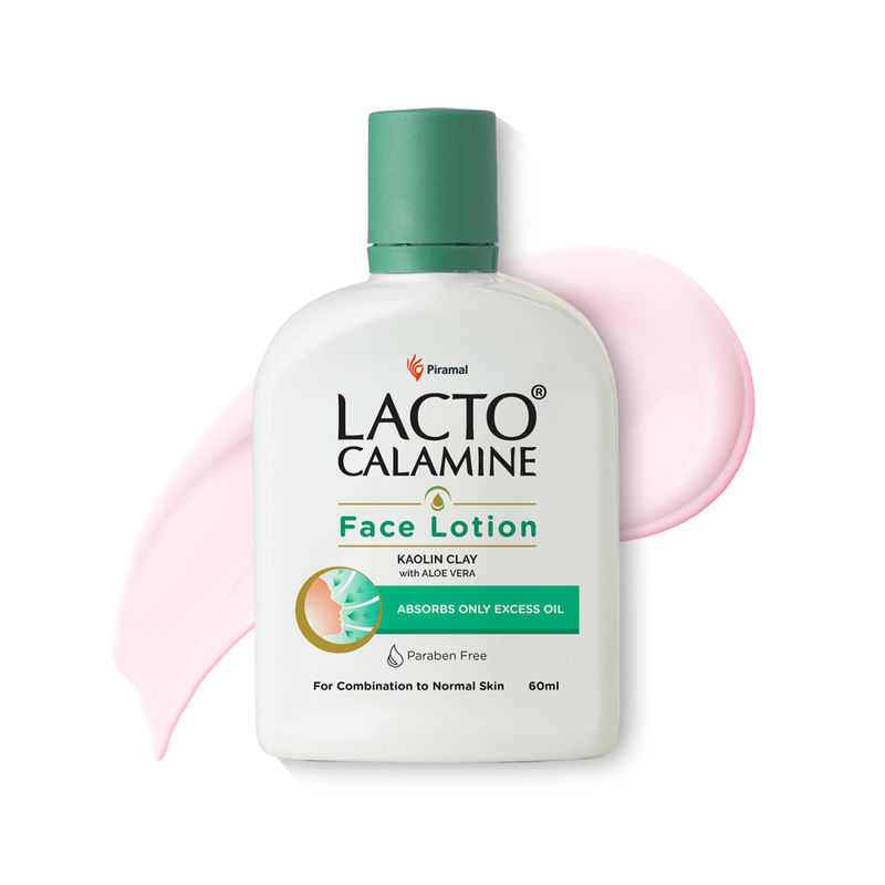 Lacto Calamine Face Moisturizer, Body Lotion with Kaolin for Combination to Normal Skin