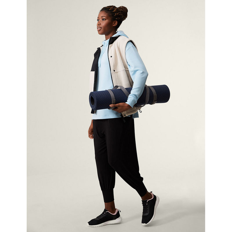 Marks & Spencer Hooded Relaxed Long Sleeve Yoga Blue Hoodie Buy Marks