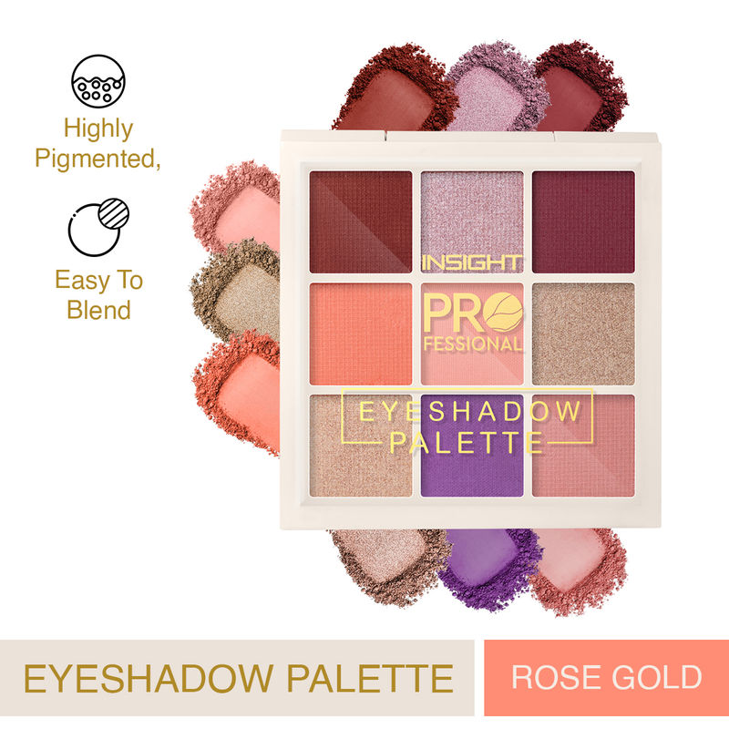 Insight Professional Eyeshadow Palette - Rose Gold