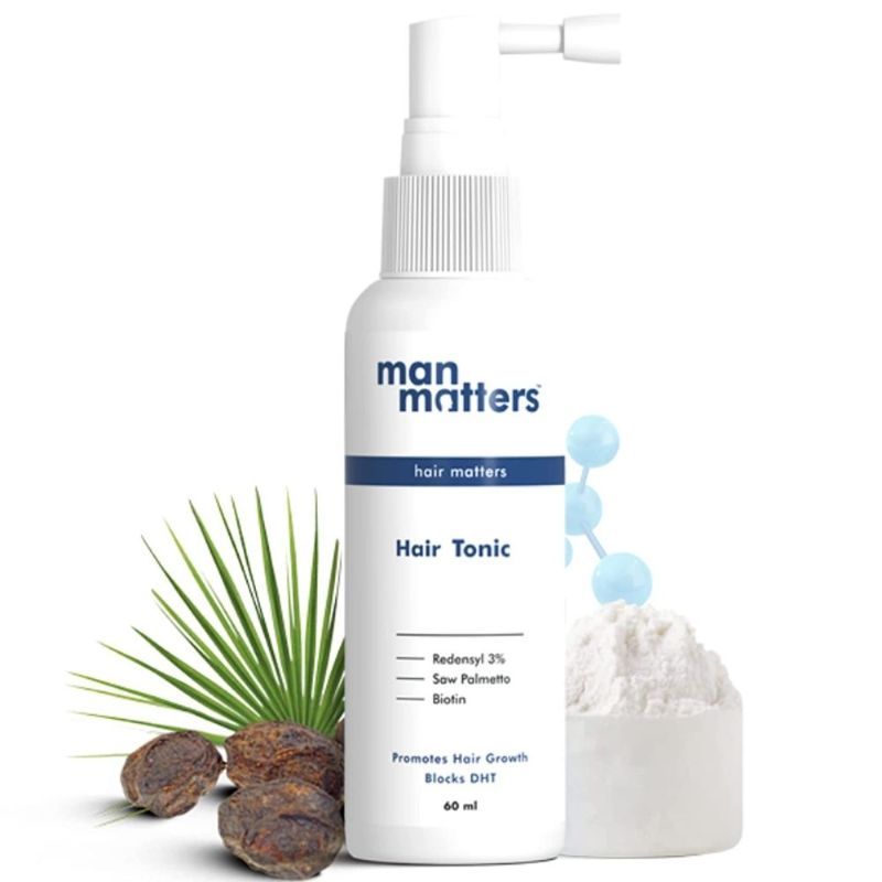 Buy Man Matters Nourish Hair Kit  Hair Tonic 60ml  30 Biotin Hair Gummies   Anti Hair fall Shampoo 200ml Online at Low Prices in India  Amazonin