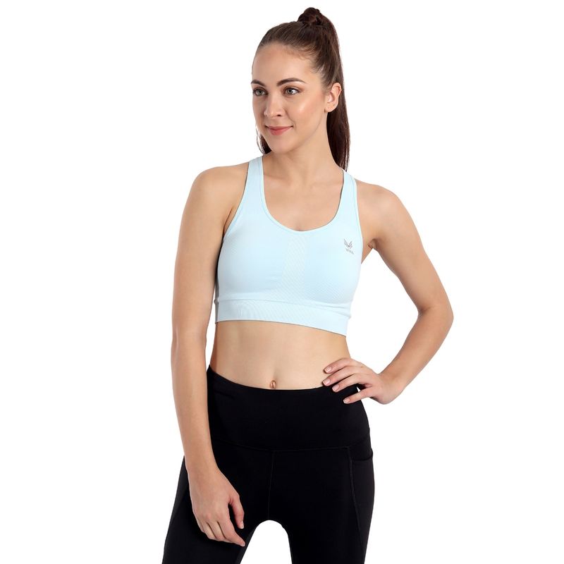 Heka Pitched Structure Round Padded Bra Splash Blue (S)