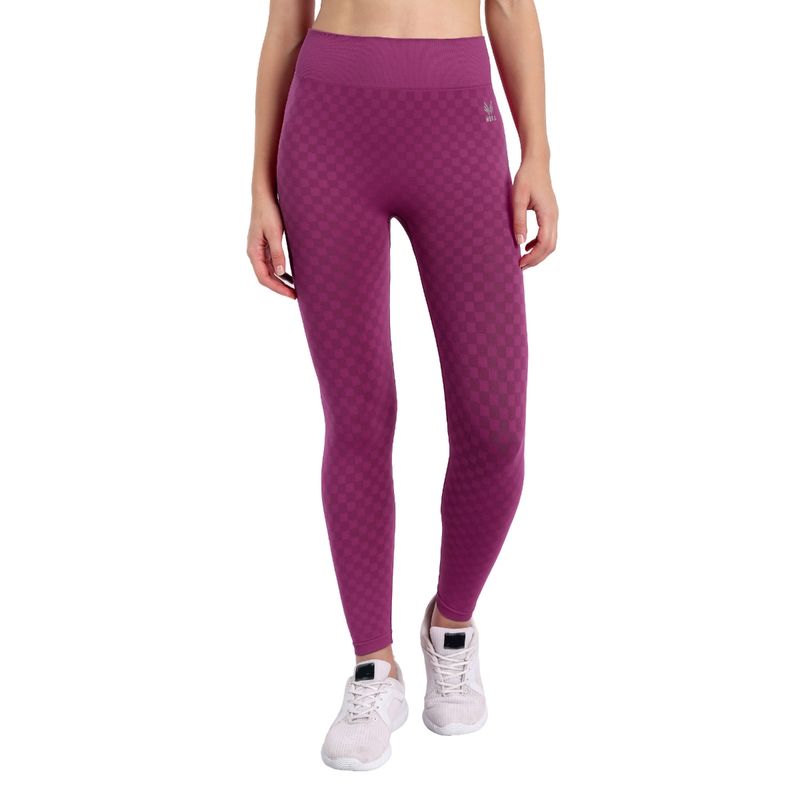 Heka Women Chess Move Tights Blessing Purple (S)