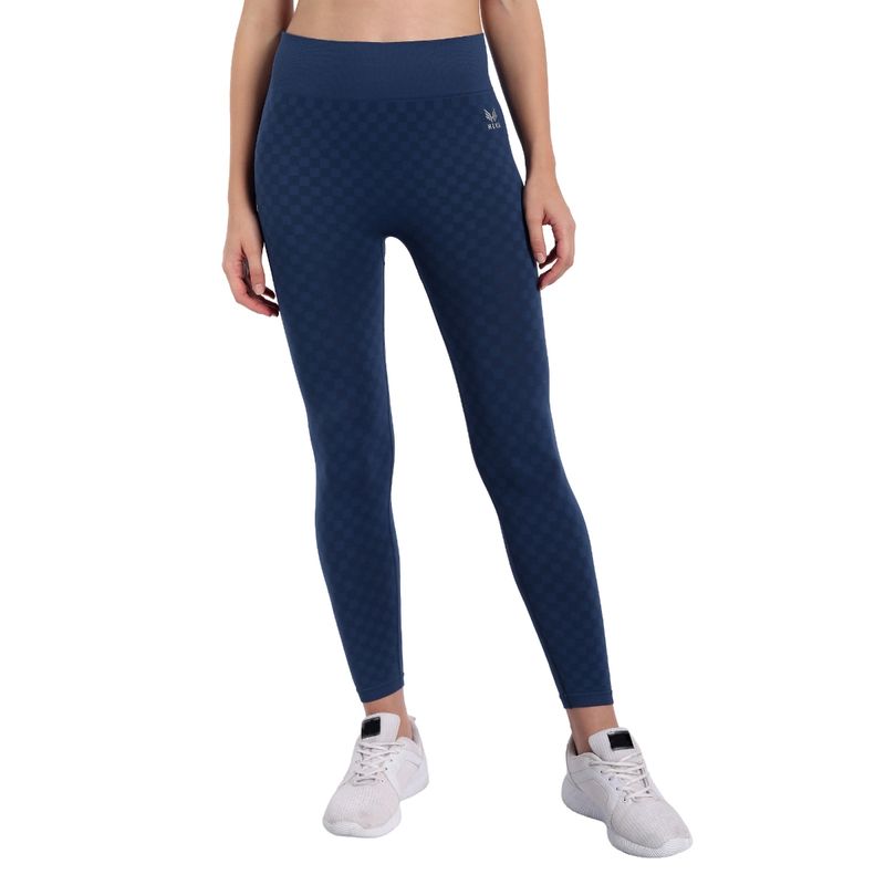 Heka Women Chess Move Tights Midnight Blue (S)