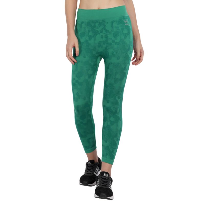 Heka Women Camouflage Active Tights Kelly Green (S)
