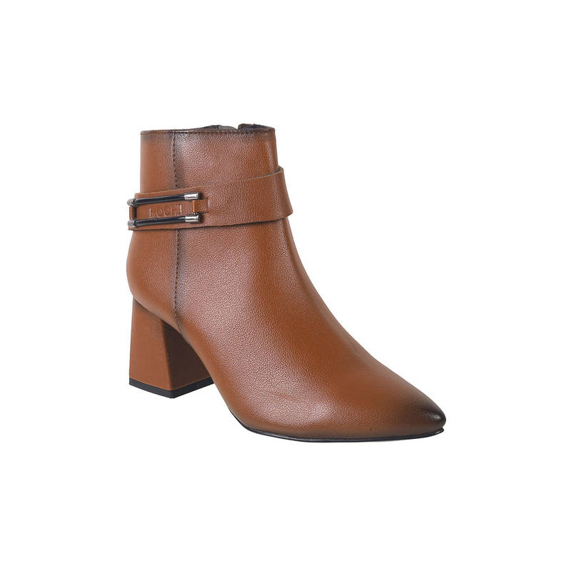 Mochi Women Tan Casual Boots (EURO 37)