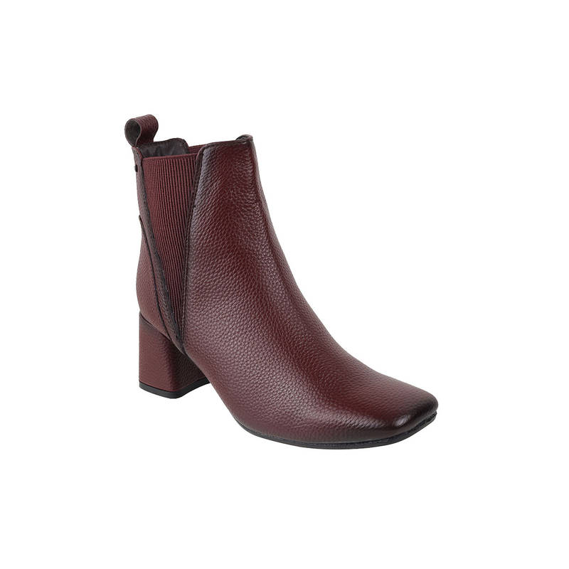 Mochi Women Maroon Chelsea Boots (EURO 36)