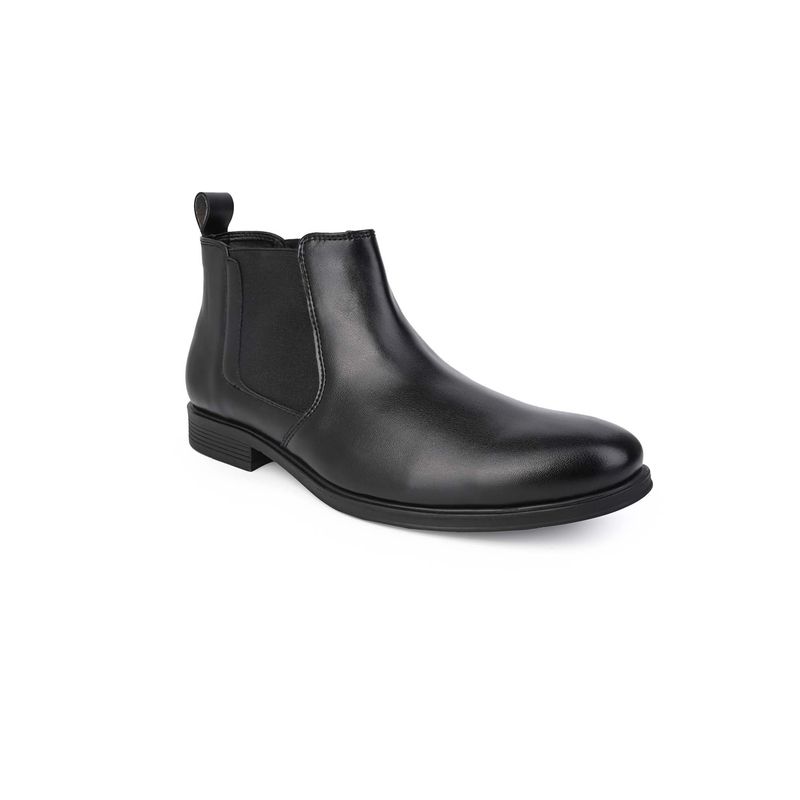 Hydes N Hues Black Chelsea Boots for Men (EURO 40)