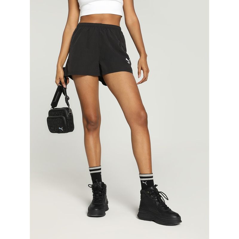 Puma CLASSICS A-Line Women's Black Shorts (XL)