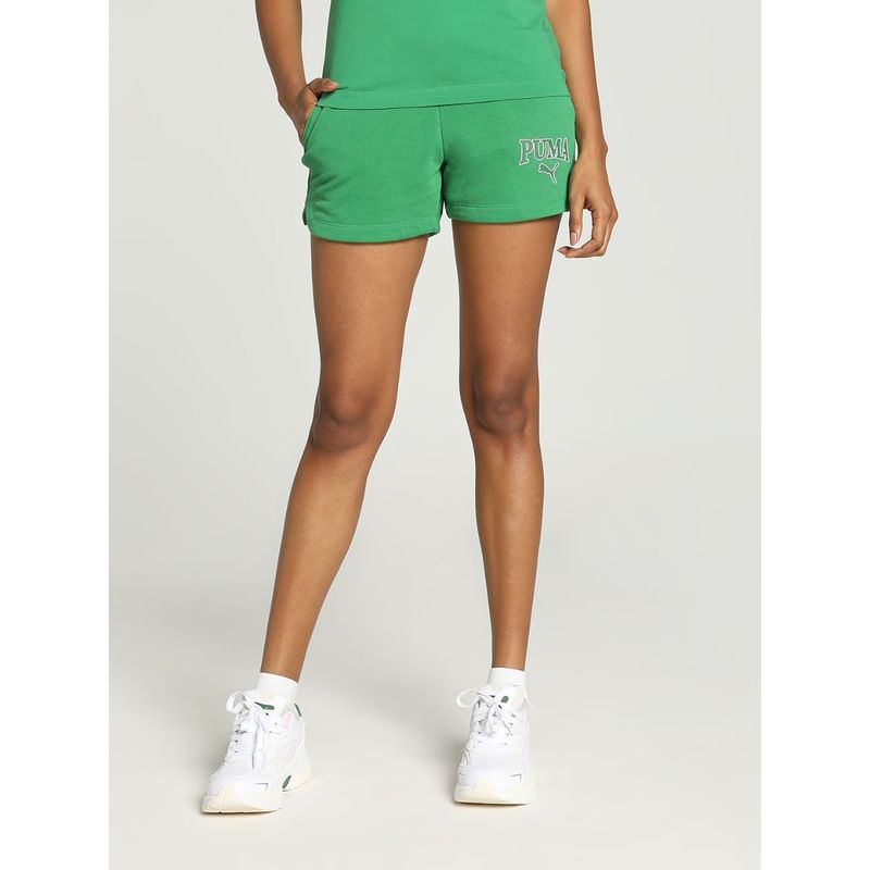 Puma SQUAD TR Women's Green Shorts (XL)