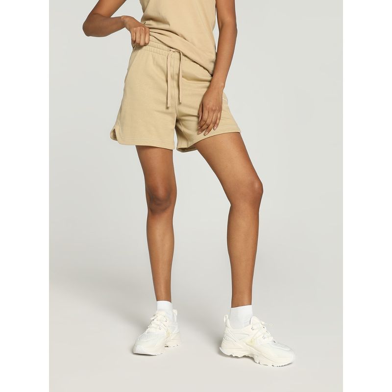 Puma BETTER SPORTSWEAR Women's Beige Shorts (XS)