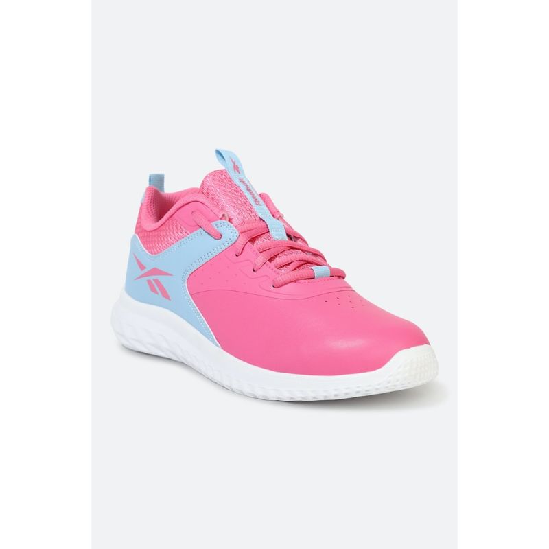 Reebok Womens Rush Runner 4.0 SYN Pink & Blue Running Shoes (UK 2.5)