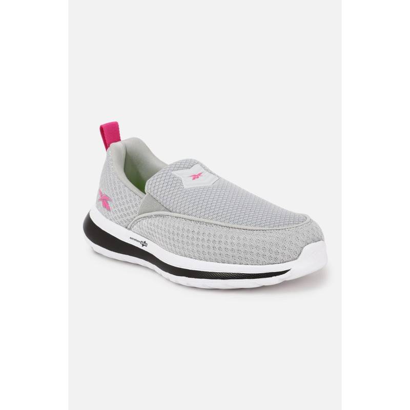 Reebok Womens Ree Form Blaze Slip On Grey Walking Shoes (UK 4)