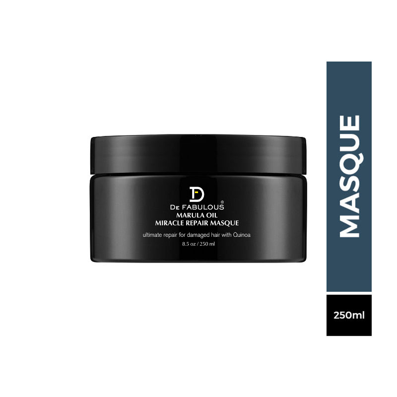 De Fabulous Marula Oil Sulphate Free Miracle Repair Masque - All Hair Types