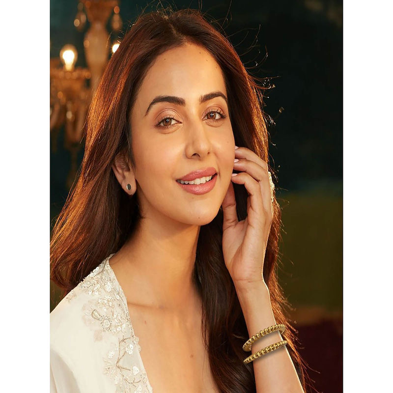 Accessher Traditional Minimal Gold Tone Bangles for Women and Girl (Pack of 4) (2.4)