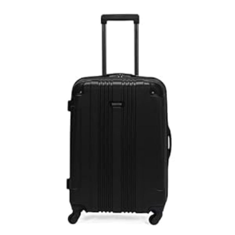 Reaction Kenneth Cole Hardside Wheel Carry-on Spinner Luggage Bag - Black (M)