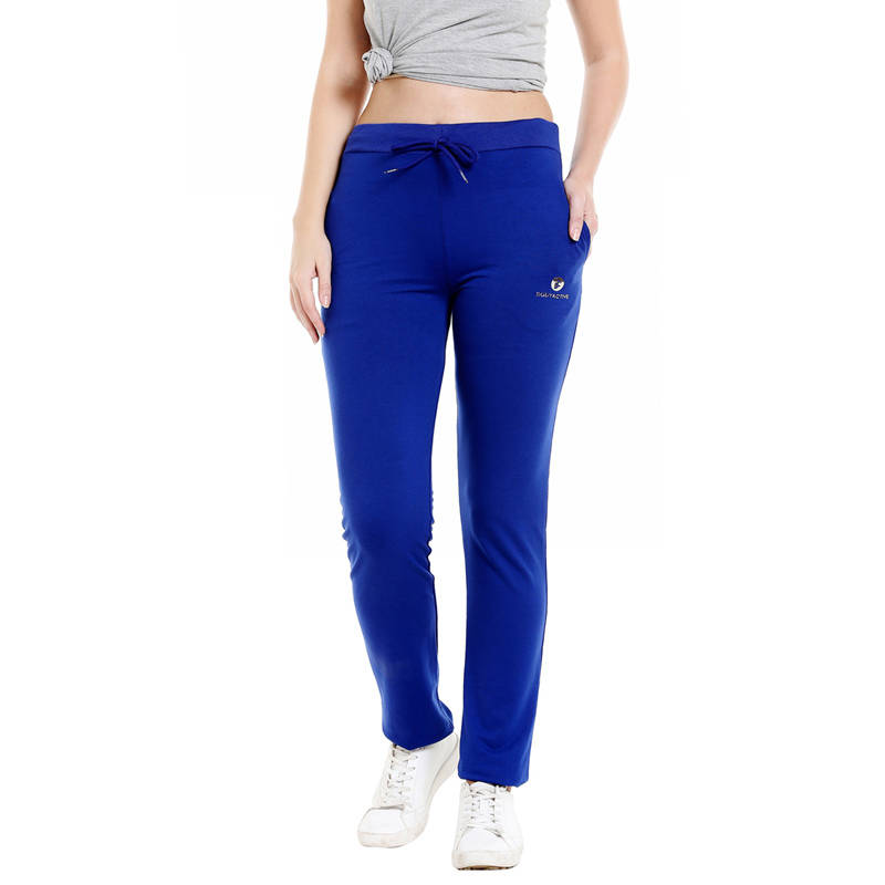 Bodyactive Womens Blue Trackpant-LL6-RBLUE-XL