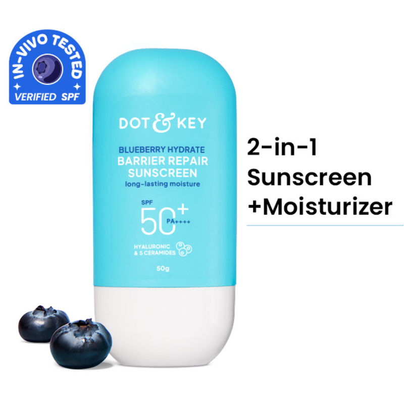 Dot & Key Blueberry Hydrate Barrier Repair Sunscreen SPF 50+ PA++++ In-Vivo Tested