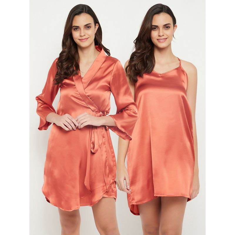 Satin short night dress hotsell