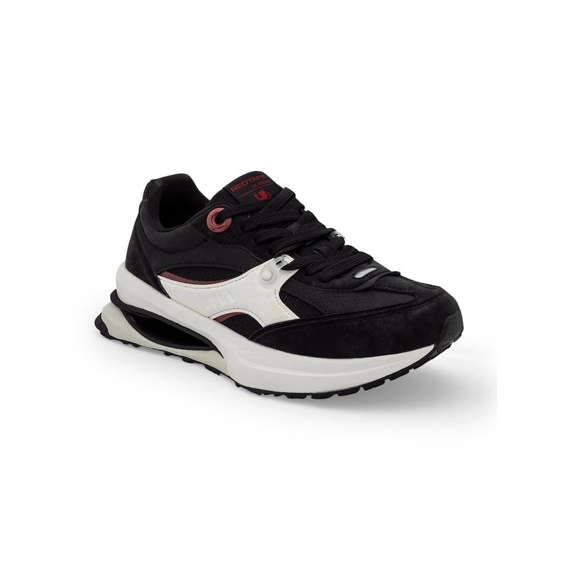 Red Tape Men Colorblocked Black Lifestyle Casual Sneakers (UK 8)